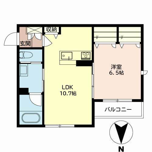 サンリットレジデンス喜田の間取り