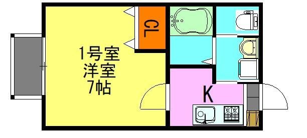 フォレスト七林の間取り