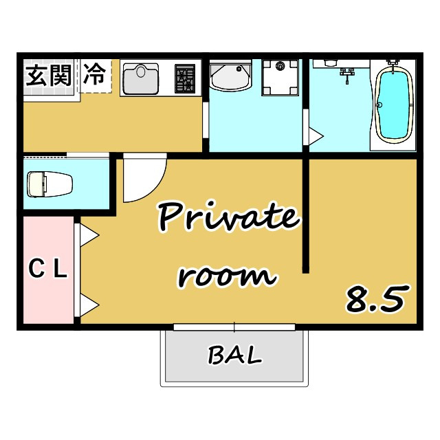 キャメル岩槻西町の間取り|★浴室乾燥機★エアコン★TVインターホン★温水洗浄便座★