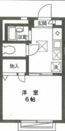 ヴィラ東新宿Ｂの間取り