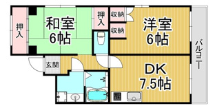 ジェンティール甲東の間取り