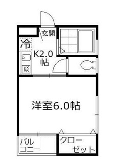 【間取り】 | ナカニシコーポ | 間取りです。
