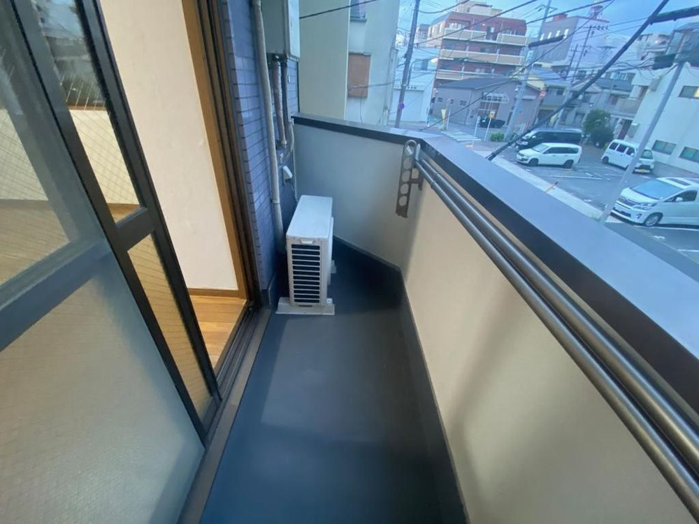 アスリートマンションのバルコニー