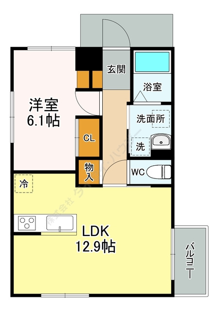 ロアジール行田の間取り