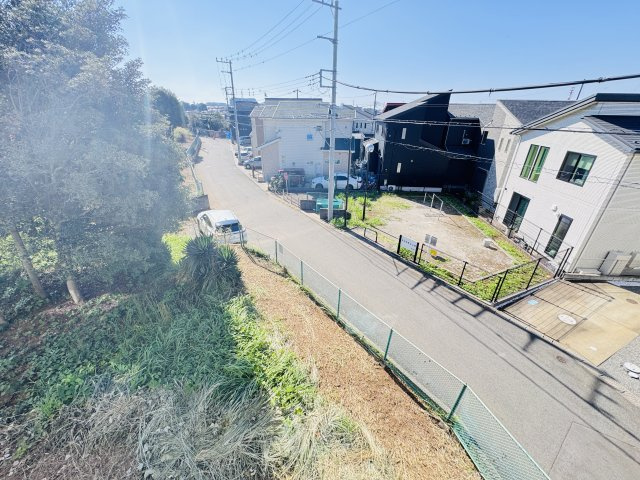 柏市柏新築戸建【高田小学校：7分】の展望|バルコニーより道路側眺望