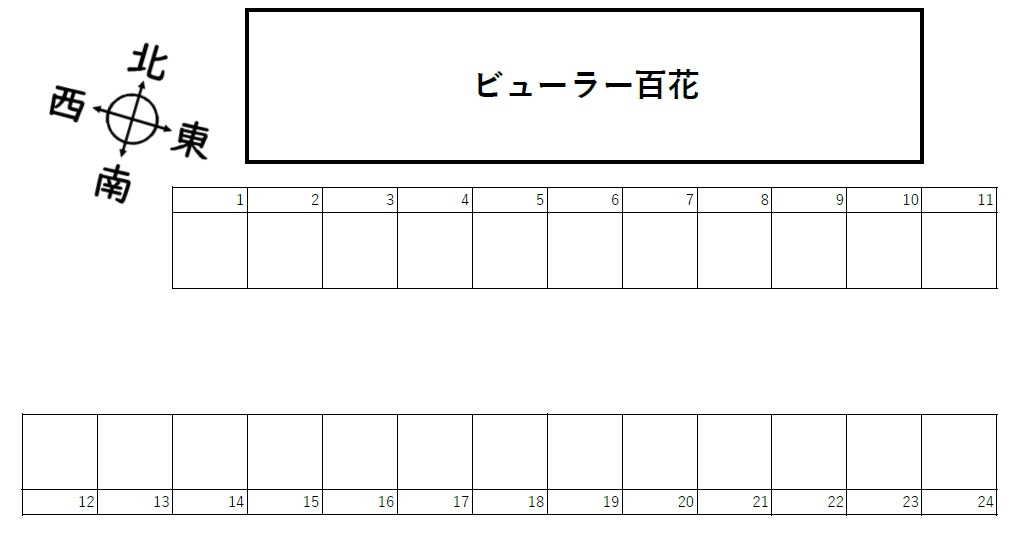 ビューラー百花の区画図