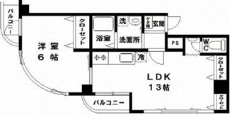 【間取り】 | ＮＩＫＯハイム新小岩第６ | 間取りです。
