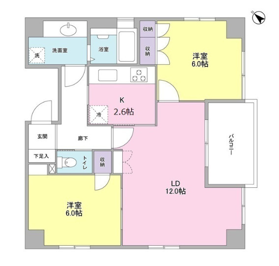 グランリヴィエールの間取り