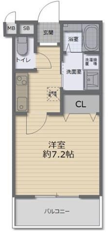 プルメリア東正雀の間取り