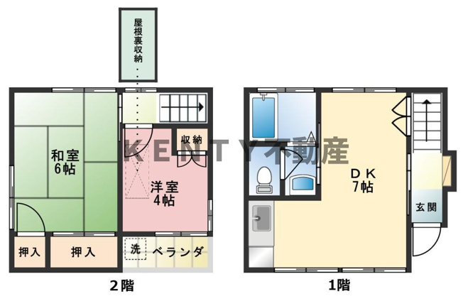 【間取り】 | 大森西5丁目戸建