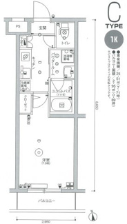 【間取り】 | スカイコート多摩川壱番館