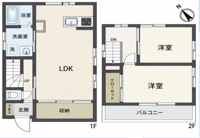 【間取り】 | 川越市下赤坂　中古戸建