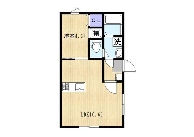 クレセント南千住Ⅴの間取り|間取りです。