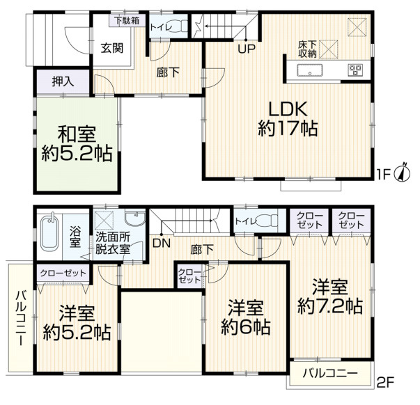 中古/新座市野火止8丁目の間取り|4LDK