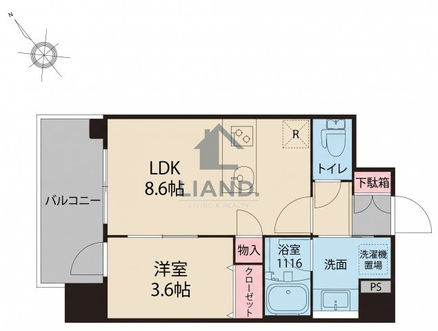 リーフル博多　東住吉小学校区の間取り|リーフル博多