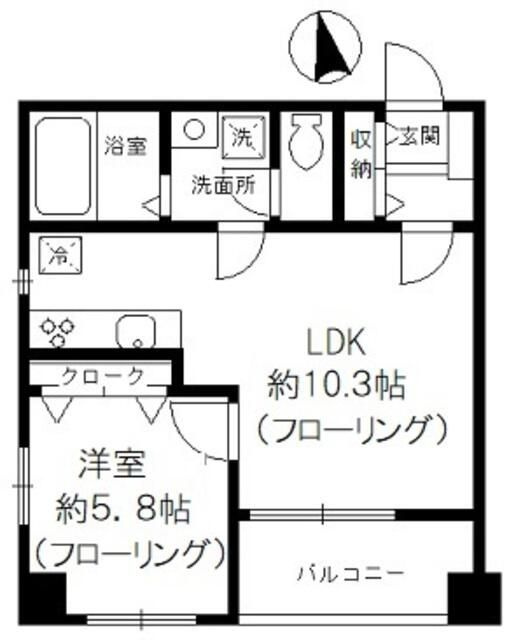 ニューハイム小原参番館の間取り