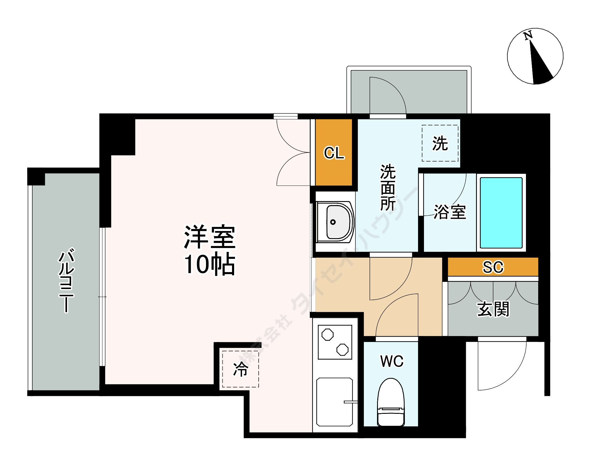 アクトフォルム学芸大学の間取り