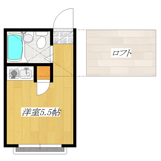 ペアパレス赤羽Ⅱの間取り|フローリングのお部屋です！