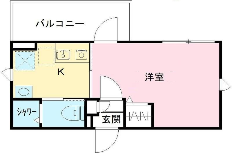 ＴＨＥ ＲＯＯＭ’Ｓ大森町駅前の間取り|間取りです。