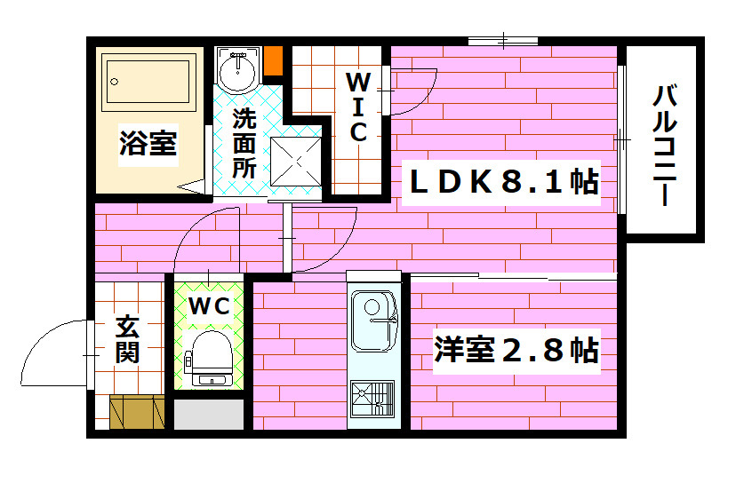 月光矢野西の間取り