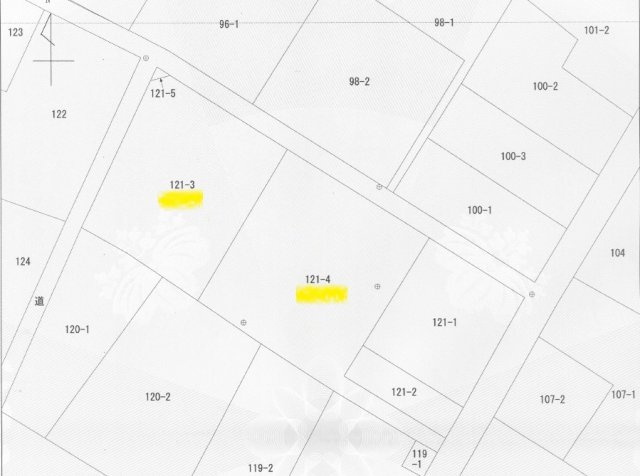 高津中古戸建ての区画図
