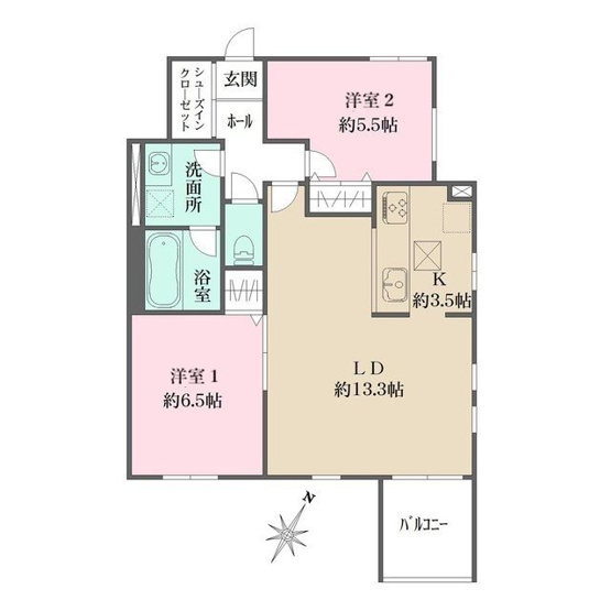【間取り】 | Ｔｈｅ　Ｐａｒｋ　Ｍａｉｓｏｎ代々木上原