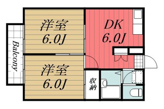【間取り】 | ピア大杉　A