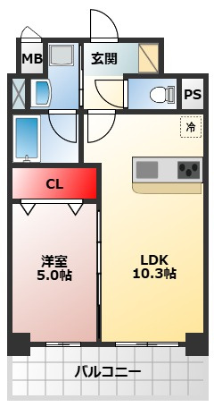 【間取り】 | ラフィネ北花田