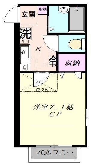 ソレイユ南長崎 の間取り|間取りです。