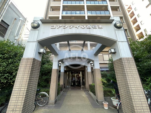 コアシティ心斎橋東　南小学校区のエントランス|コアシティ心斎橋東　エントランス