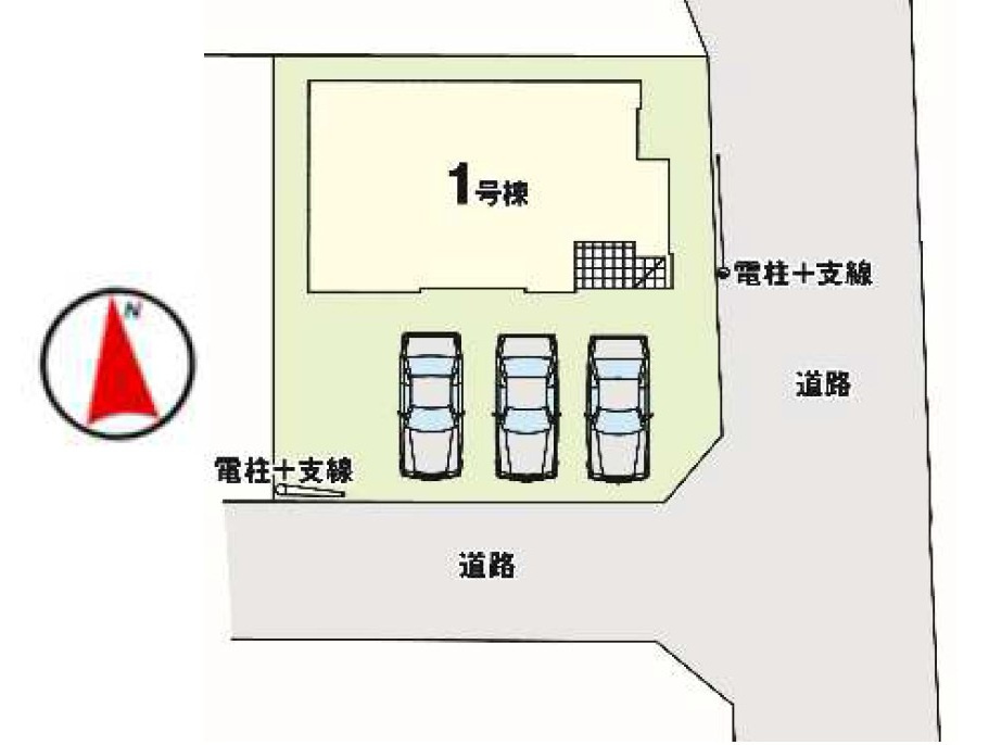 【LIGARE】宇都宮市西川田東町 第3期の区画図
