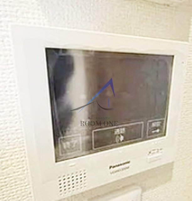 明神下ハイス永眞のセキュリティ|モニター付きインターホンです。