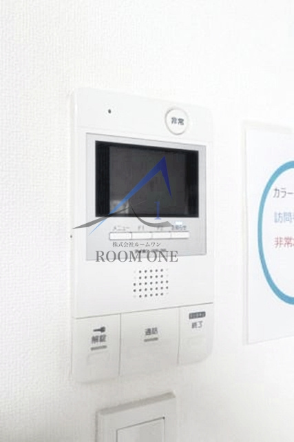グランウエストのセキュリティ|モニター付きインターホンです。