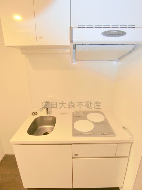クレイシア矢口のキッチン|2口IHコンロのシステムキッチン