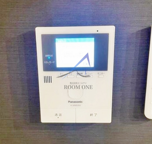 アプロ千鳥町のセキュリティ|モニター付きインターホンです。
