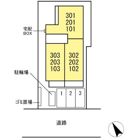 フロンティエール　　刈谷市近郊の賃貸ならクラスホーム刈谷店の駐車場