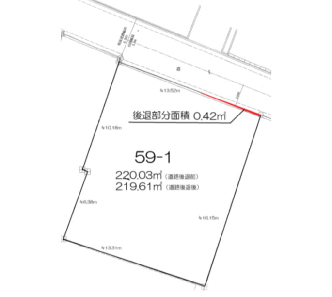 常滑市大野町８丁目　売り土地の土地図