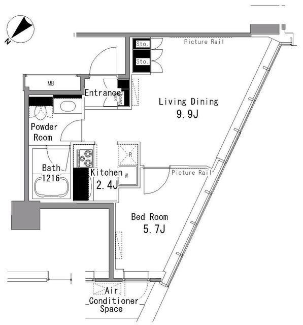 ＭＹ　ＴＯＷＥＲ　ＲＥＳＩＤＥＮＣＥの間取り