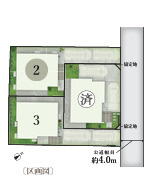 藤沢市辻堂東海岸１丁目　新築戸建　全3棟の間取り|対象地は2号棟です。
