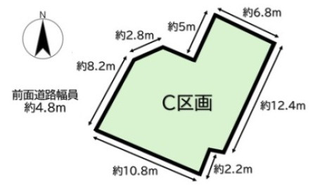 西区己斐上３丁目の土地図