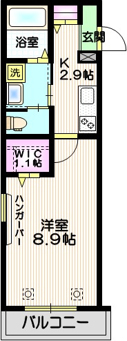 アクシス南浦和の間取り