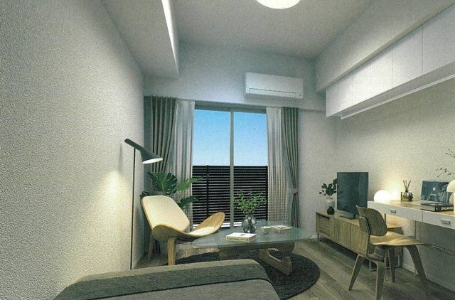 プレリス今池エルトリアの居間・リビング