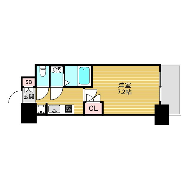 W-STYLE新大阪Ⅱの間取り
