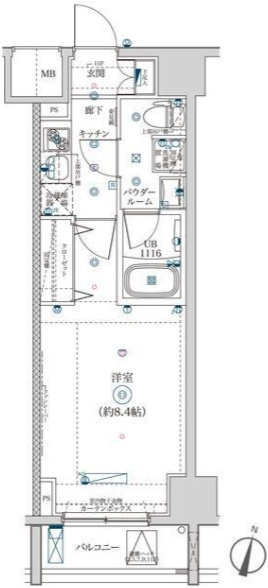 スクエアシティ東京保谷の間取り