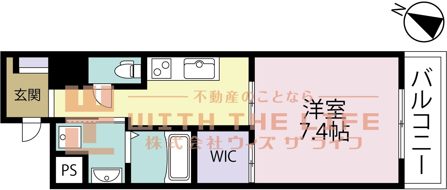Aletta（アレッタ）合川町【キャッシュバック対象物件】の間取り