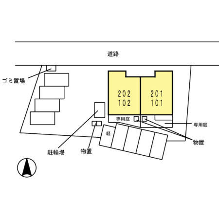 クレールの区画図