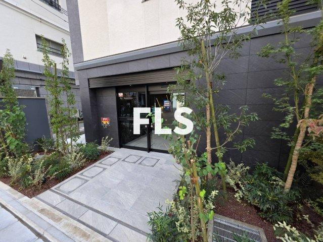 文京区千駄木１丁目の賃貸マンションのエントランス