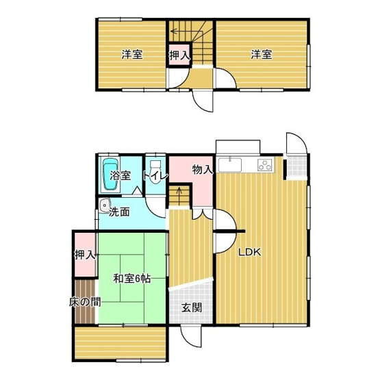 【間取り】 | 柳井市伊保庄