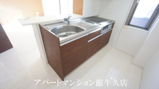【キッチン】 | パルムひたち野 | カウンターキッチン(IHｸｯｷﾝｸﾞﾋｰﾀｰ付き)