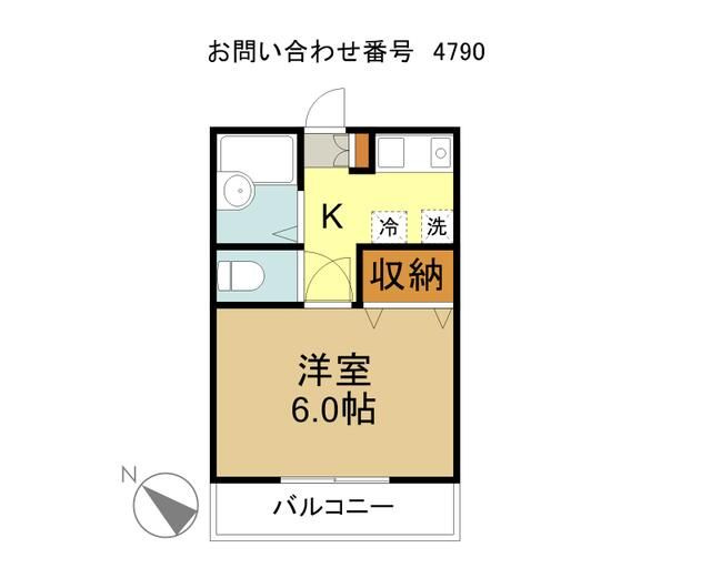 メゾンシャルマンの間取り